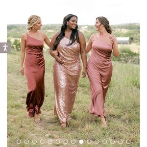 Revelry dress in cinnamon rose, Jade